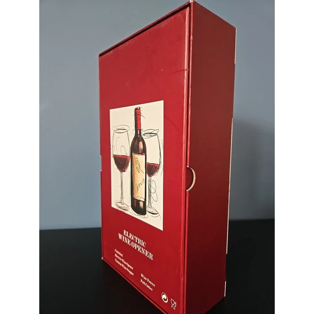 Moderne Elegance Electric Wine Opener‎ Vacuum Wine Stopper Pourer Foil Cutter